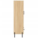 vidaXL Buffet haut chêne sonoma 69 5x31x115 cm bois d'ingénierie