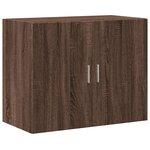 vidaXL Buffet haut chêne marron 80x42 5x249 cm bois d'ingénierie