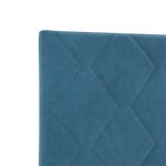 Tête de lit vidaXL Design Blocs Diamants Bleu Foncé 200 cm Velours