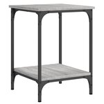 vidaXL Table basse sonoma gris 40x40x55 cm bois d'ingénierie