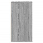 vidaXL Commode d'angle sonoma gris 40x41x76 cm bois d'ingénierie
