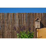 Nature Paravent de jardin écorce de pin naturel 1x3 m épaisseur 5 mm