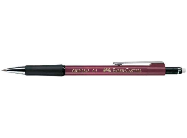 portemine GRIP 1345, rouge métallisé, 0,5mm FABER-CASTELL