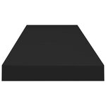 vidaXL Étagère murale flottante noir 90x23 5x3 8 cm MDF