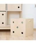 6 boîtes de rangement DICE naturel