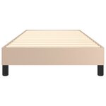 vidaXL Cadre de lit sans matelas cappuccino 90x200 cm similicuir