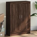 vidaXL Bibliothèque chêne marron 82 5x30 5x115 cm bois d'ingénierie