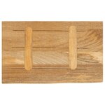 vidaXL Dessus de table à bord vivant 60x20x3 8 cm bois massif manguier