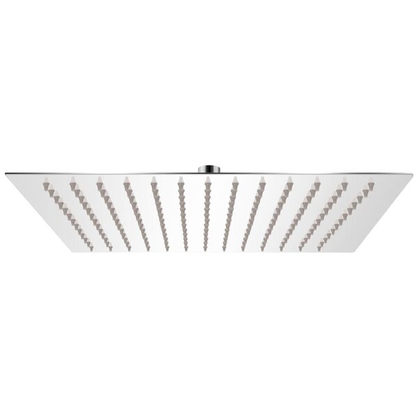vidaXL Tête de douche plongeante carrée en acier inoxydable 30x30 cm