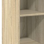 vidaXL Buffet chêne sonoma 30x41x93 cm bois d'ingénierie