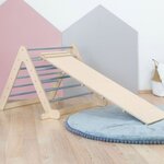 Jeu d'équilibre et motricité PIKY - bois naturel et gris