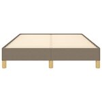 vidaXL Cadre de lit Taupe 120x200 cm Tissu
