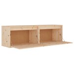 vidaXL Armoires murales 2 Pièces 60x30x35 cm Bois de pin massif