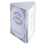 Porte-visuel Tryptique A5 - Cristal - X 10 - Exacompta
