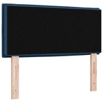 vidaXL Tête de lit Design Lignes Bleue 100 cm Tissu