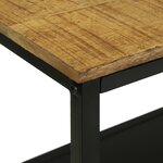 vidaXL Bibliothèque 70x35x110 cm en bois massif mangue brut