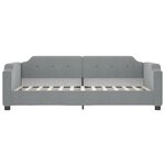 vidaXL Lit de jour avec gigogne et tiroirs sans matelas 80x200 cm