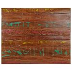 vidaXL Dessus de table 90x80x2 5 cm rectangulaire bois massif récupéré