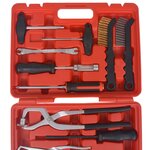 vidaXL Kit d'outils d'entretien et d'assemblage de frein 15 pcs