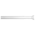 Sealskin Tringle de rideau de douche télescopique 255 cm Blanc