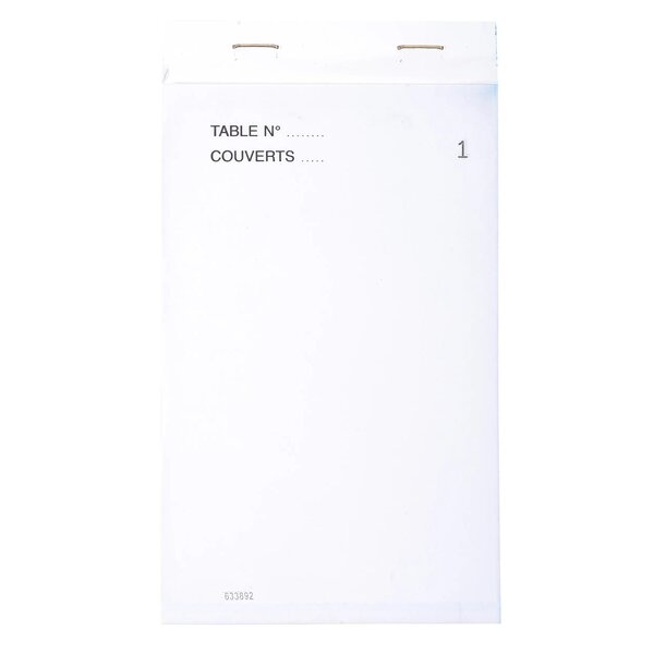 Bloc Maître D'hôtel 50 Feuillets Autocopiants Numérotés En Dupli - Format 9 5x17 Cm - X 50 - Exacompta