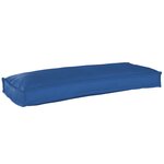 vidaXL Coussins en Palette pour Banc 2 Pièces Bleu Royal 100x40x8 cm Tissu Oxford