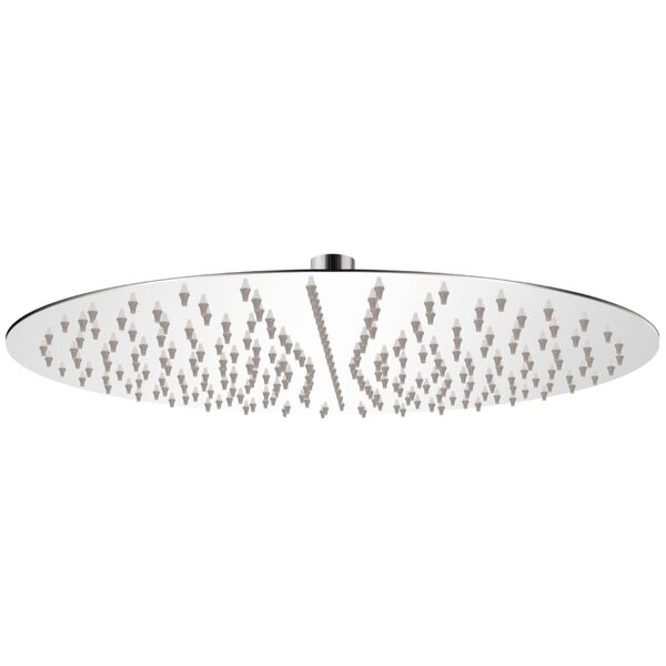 vidaXL Tête de douche plongeante ronde en acier inoxydable 40 cm