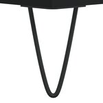 vidaXL Table basse Noir 50x50x40 cm Bois d'ingénierie