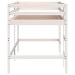 vidaXL Lit mezzanine enfants échelle 90x190 cm bois pin massif