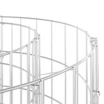 vidaXL Lit surélevé à gabion Fer galvanisé 300x100x100 cm