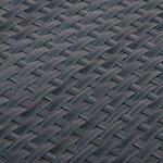 vidaXL Paravents de balcon 10 Pièces anthracite 255x19 cm résine tressée