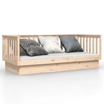 vidaXL Lit de jour 100x200 cm bois de pin massif