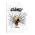 1 Cahier Piqué A4 - 96 pages Séyès - Astérix et Obélix - Visuel Aléatoire