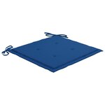 vidaXL Chaises de jardin 8 Pièces avec coussins Bois d'acacia solide