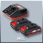 Einhell perceuse à percussion sans fil te-cd 18 li-i bl 2x2 ah 18 v