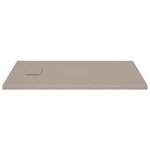 vidaXL Receveur de douche SMC Marron 100x70 cm