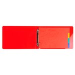 Classeur Rembordé Polypropylène Avec Intercalaires Pour Fiches Bristol 148x210 2 Anneaux 25mm - Couleurs Assorties - X 10 - Exacompta