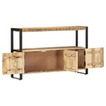 vidaXL Armoire latérale 120x30x75 cm Bois de manguier solide