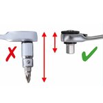 Ks tools jeu de clé à cliquet  douille et embout 31 pièces 11 mm 918.3050