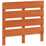 vidaXL Tête de lit cire marron 90 cm bois massif de pin