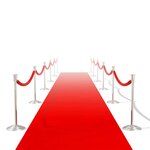vidaXL Tapis rouge 1 x 20 m Extra lourd 400 g/m²