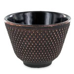 Porte-encens coupelle Noir et Doré + Sable noir + Bâtonnets Palo Santo