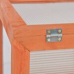 vidaXL Serre Bois 75x47x109 cm