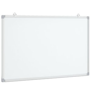 vidaXL Tableau blanc magnétique 80x50x1 7 cm aluminium