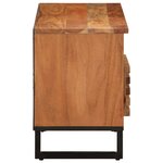 vidaXL Meuble TV 100x34x46 cm bois d'acacia massif