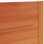 vidaXL Tête de lit cire marron 135 cm bois massif de pin