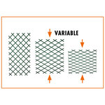 Nature Palissade de jardin 100 x 200 cm PVC Vert