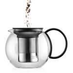 Théiere à piston BODUM - ASSAM - couvercle plastique - filtre en inox - 1.0 l