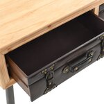 vidaXL Table basse Bois massif de sapin 115x55x50 cm