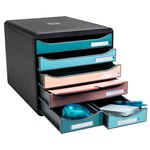 Module De Classement Big Box Maxi 6 Tiroirs Skandi - Couleurs Assorties - Exacompta
